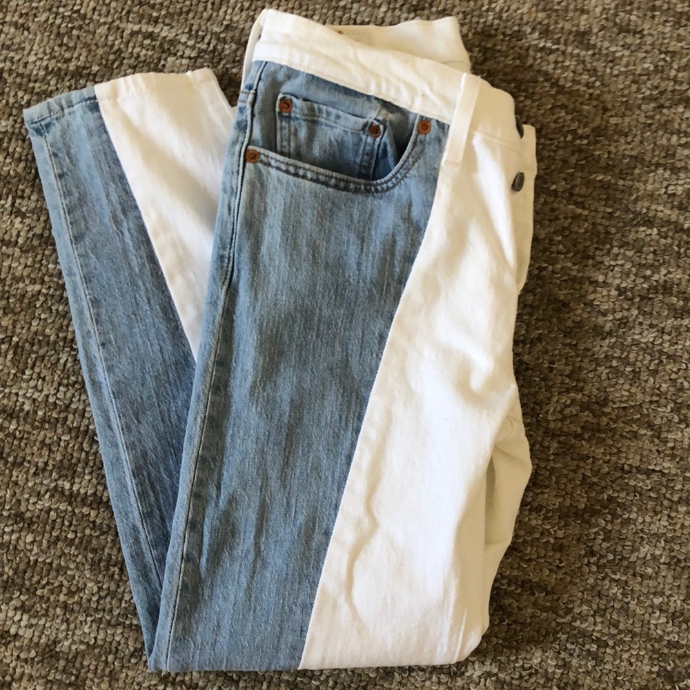 Levi’s 501 bi-color jeans
